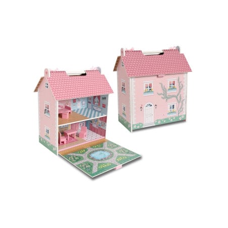 Casa De Madera De Muñecas Pocket Portati