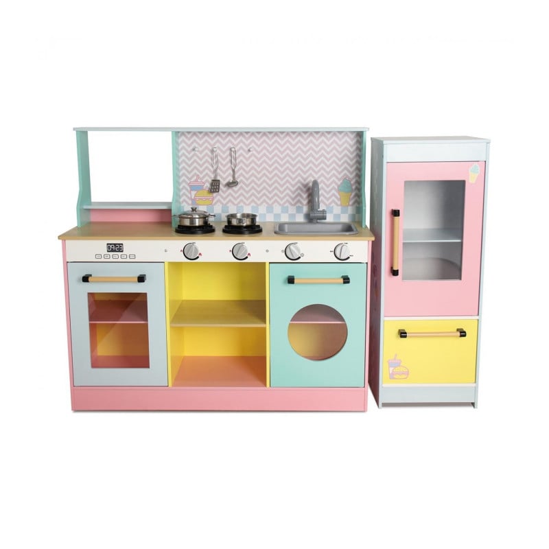 Cocina De Madera 4 Modulos 2 En 1