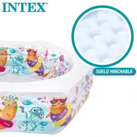 Piscina Hinchable Acuario 191x178x61 Cm 2
