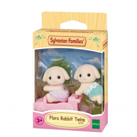 Sylvanian Families Set Gemelos Conejo Flora