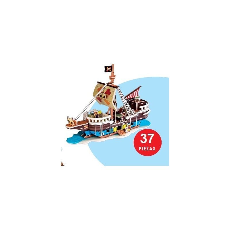 Cuentos 3D Barco Pirata