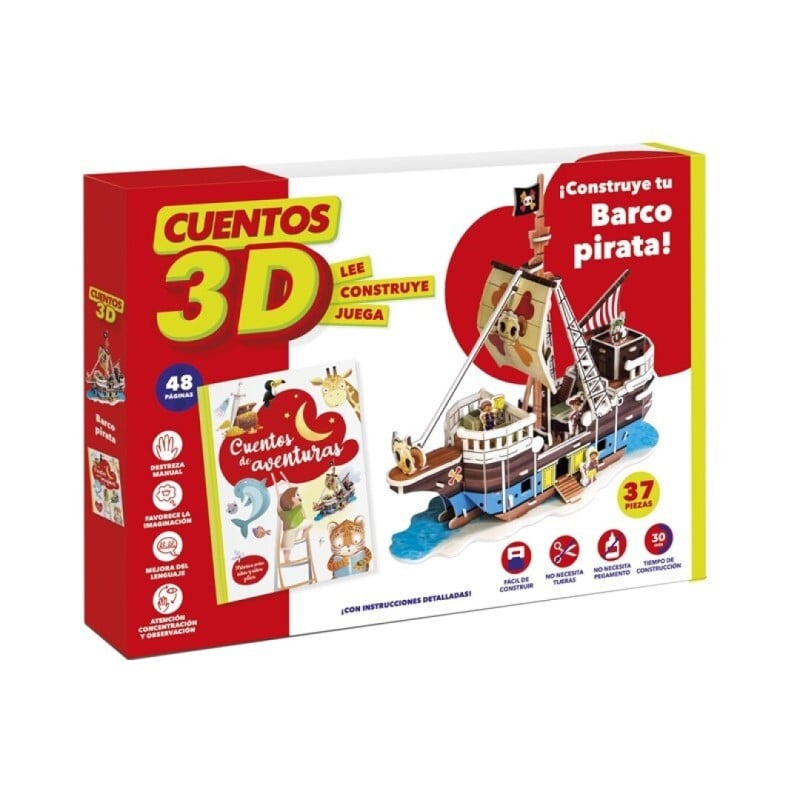 cuentos 3d barco pirata