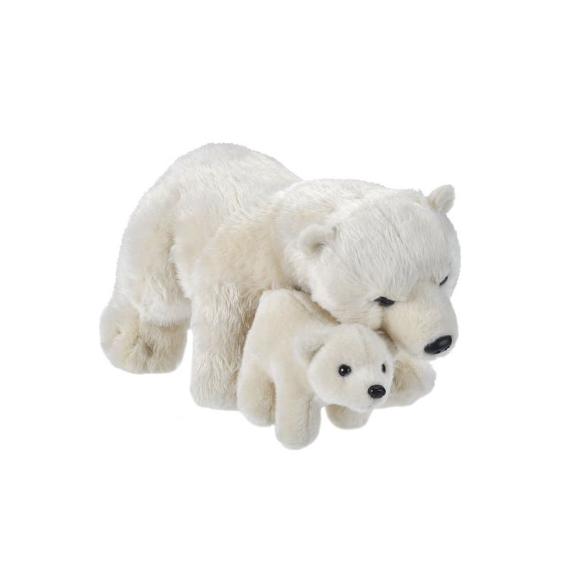 Peluche Mamá y Bebé Oso Polar