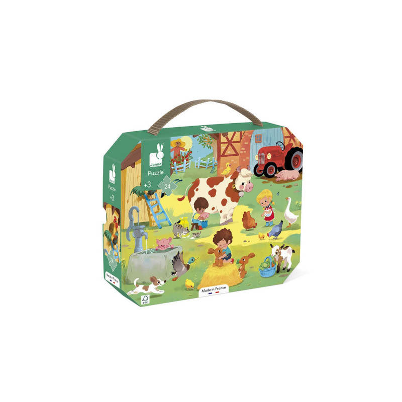 Puzle Un día en la Granja Janod