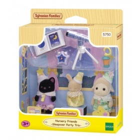 Sylvanian Families Fiesta de Pijamas en La Guardería