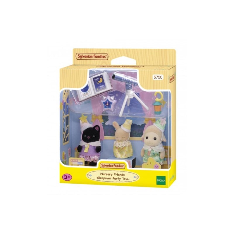 Sylvanian Families Fiesta de Pijamas en La Guardería