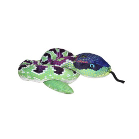 Peluche Serpiente Verde y Morada