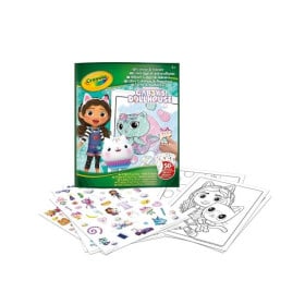 Libro Colorear Pegatinas Casa de Gabby 2