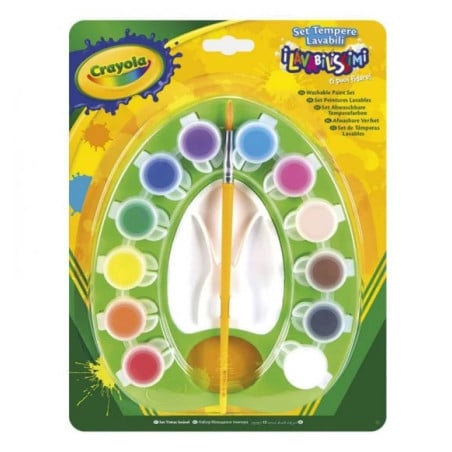 Set 12 Acuarelas Lavables con Paleta