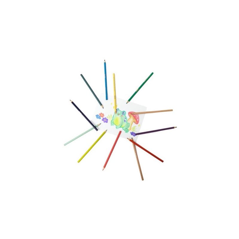 12 Lápices de Colores Personalizables