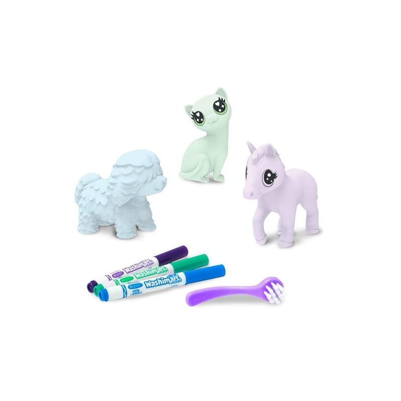 Washimals Set 3 Mascotas Pastel