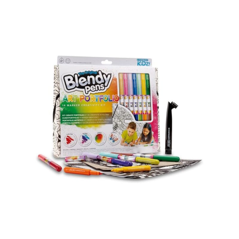 Blendy Pens Kit Creativo Art Portfolio