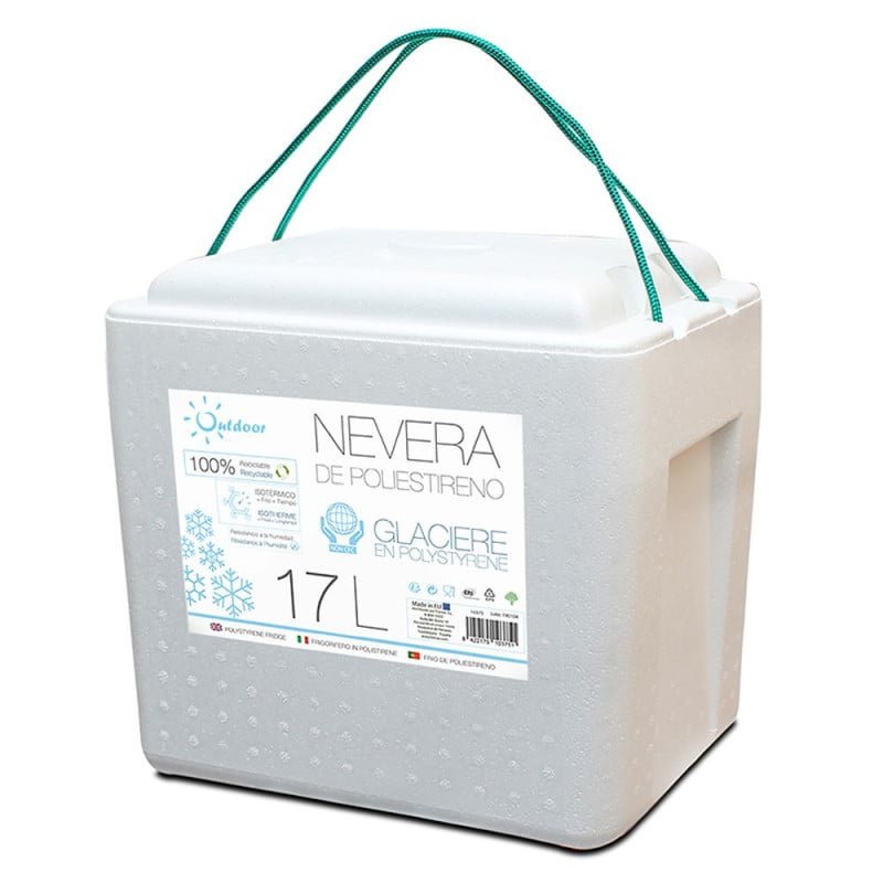 Nevera De Poliestireno Con Cordón 17 L