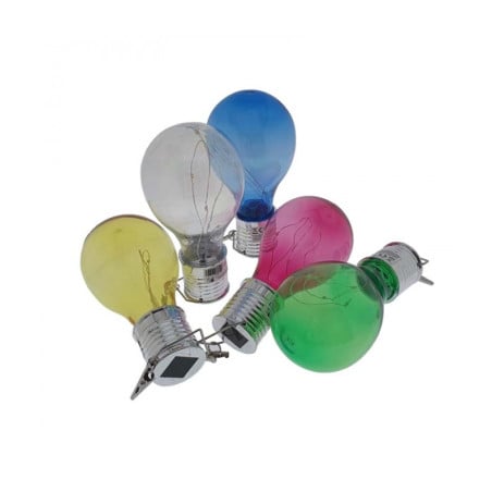 Bombilla Solar Con Clip 8x14 Cm