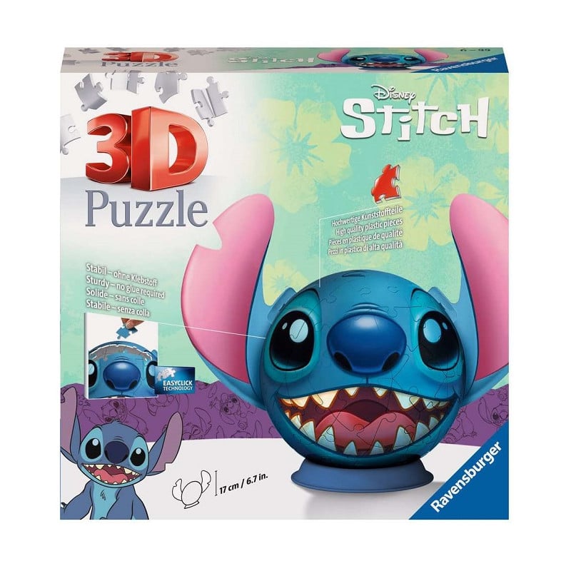 Puzle 3D Disney Stitch con Orejas