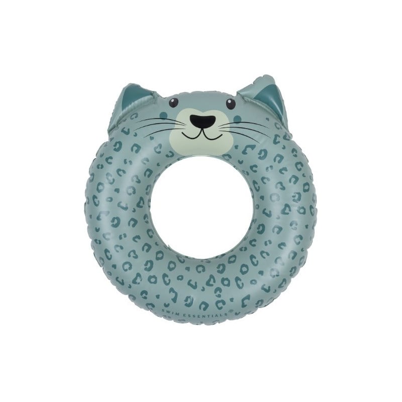 Flotador Redondo 55cm Leopardo Verde