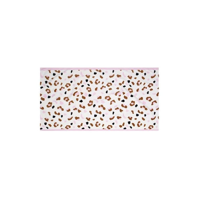 Toalla De Playa Leopardo Kahki 135x65cm
