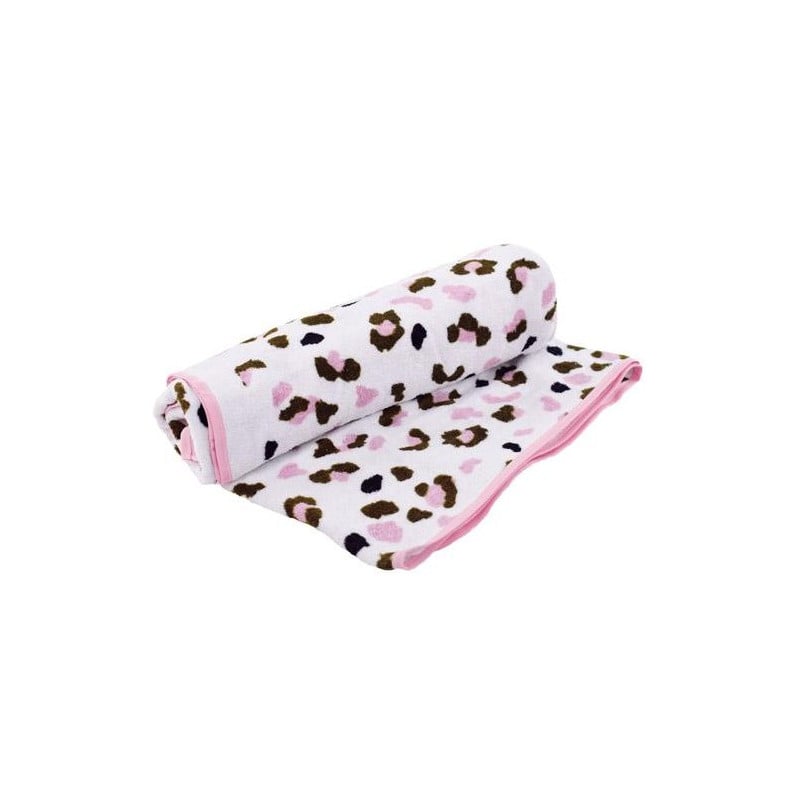 Toalla De Playa Leopardo Kahki 135x65cm