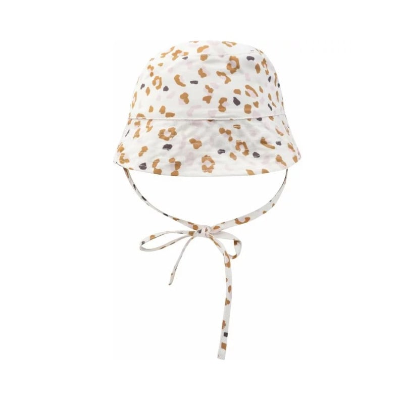 Gorro De Playa Leopardo Kahki 0-12meses