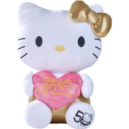 Peluche Hello Kitty 30 Cm 50 Aniversario