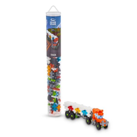 Tubo Transportes 100 Piezas Surtido