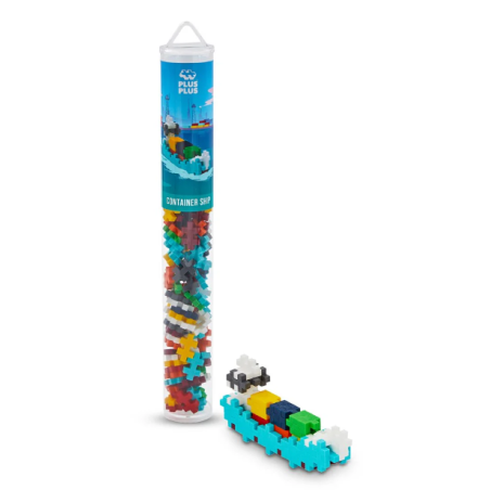 Tubo Transportes 100 Piezas Surtido