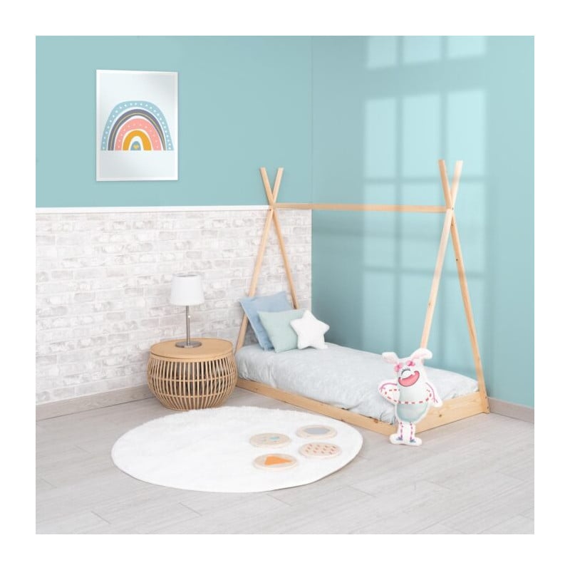 Cama Infantil Tipi Montessori 75x114x140cm