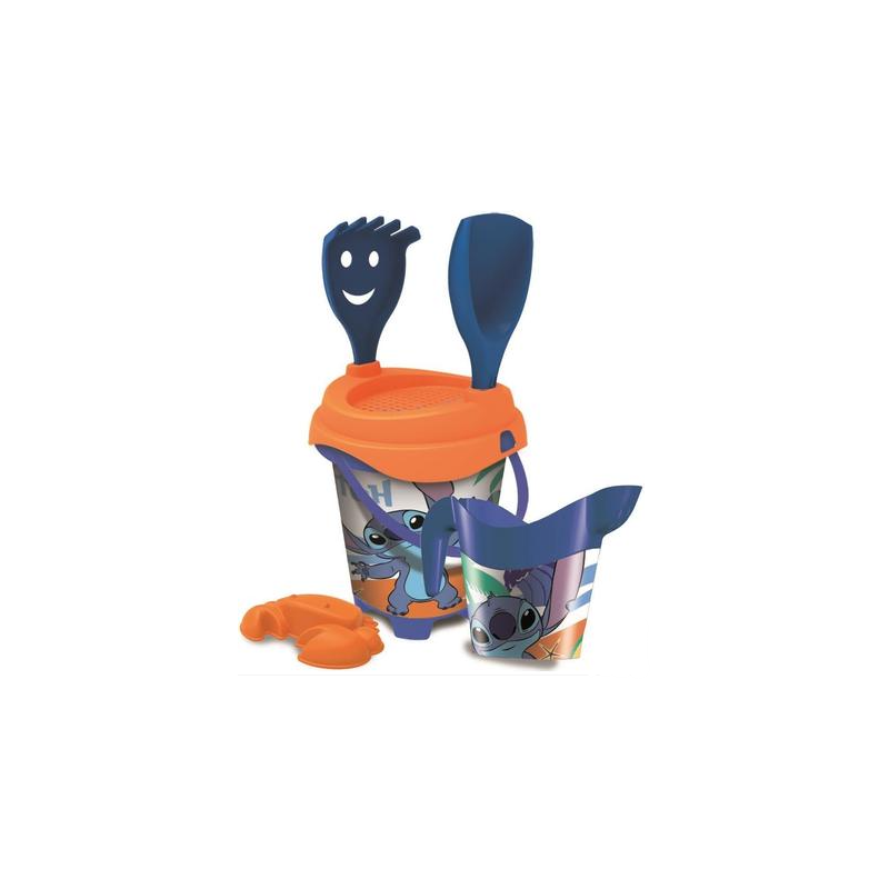 Cubo Castillo Stitch Con Regadera
