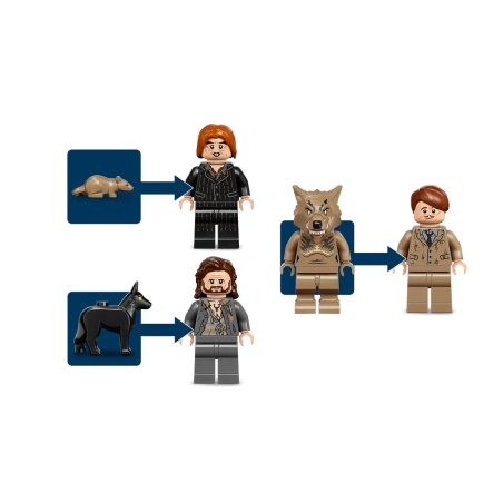 Casa de los Gritos y Sauce Boxeador Lego