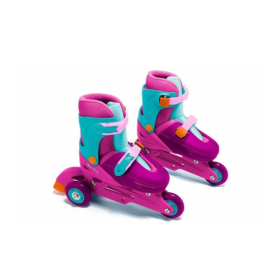 Patines En Línea Rosa Convertibles 2