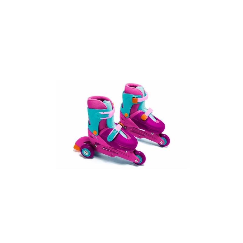 Patines En Línea Rosa Convertibles