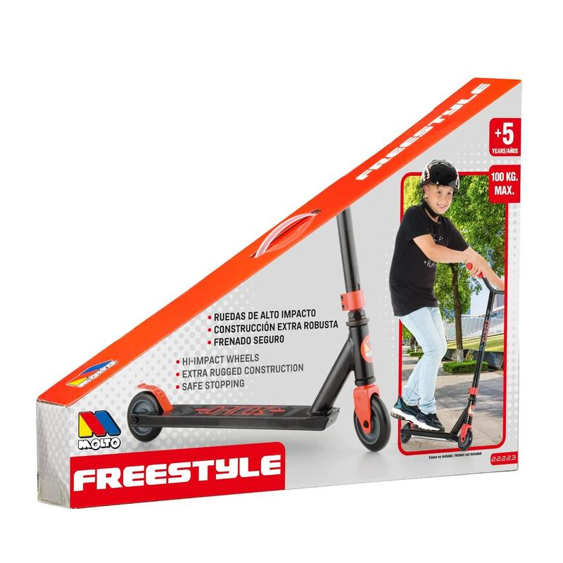 Patinete Deluxe Free Style Rojo