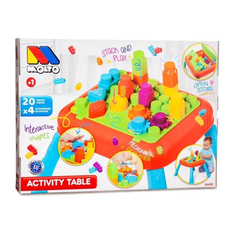 Mesa De Actividades Con 20 Piezas