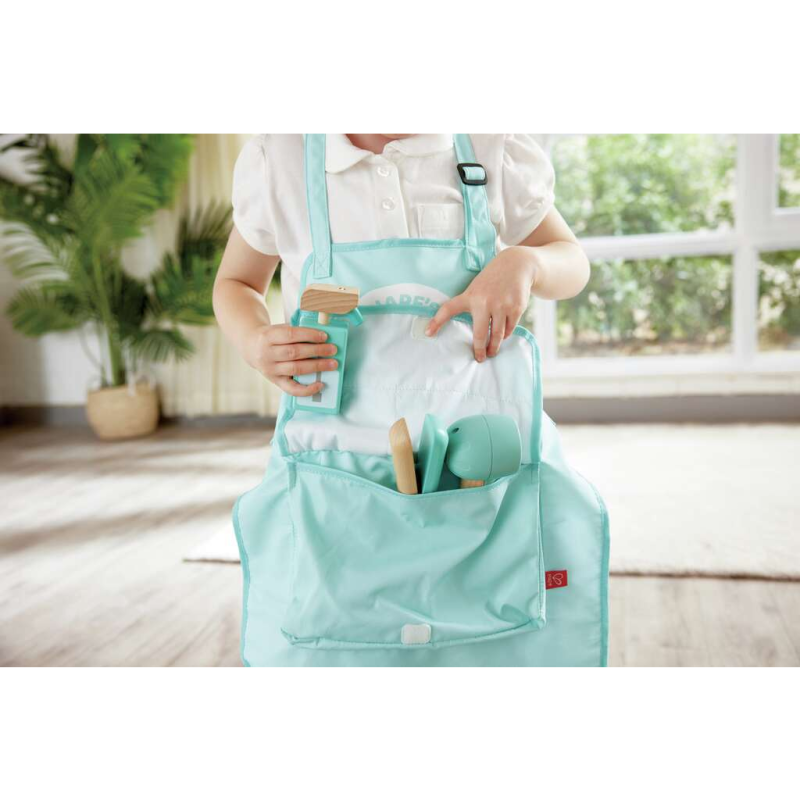 set de peluqueria de madera hape
