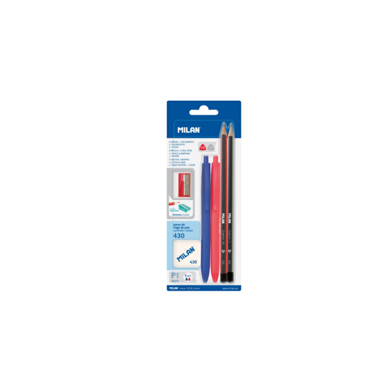 Blíster 2 Bolígrafos Touch Azul Y Rojo