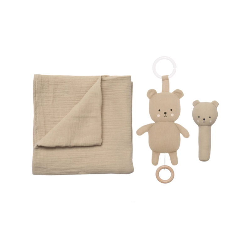 Set De Regalo Osito Con Manta