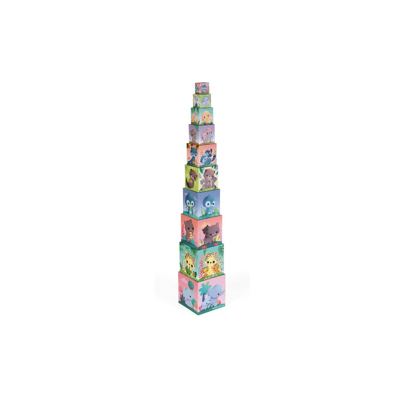 Pirámide Cuadrada Los Animales Adorables