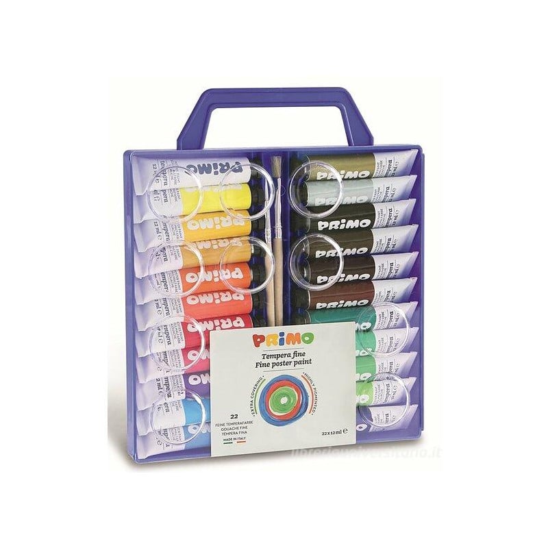 Set 22 Temperas En Tubo Primo