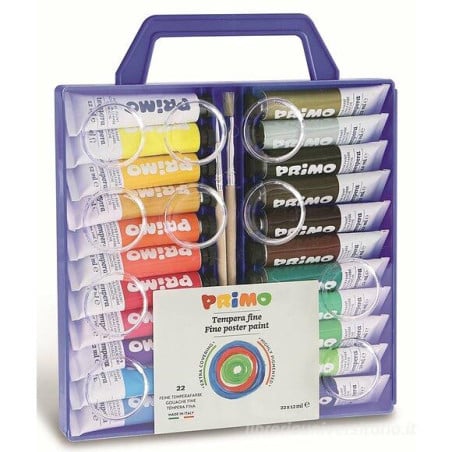 Set 22 Temperas En Tubo Primo