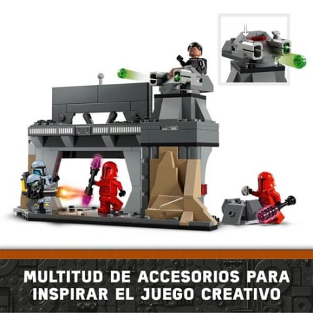 Batalla Entre Paz Vizsla y Moff Gideon LEGO Star Wars