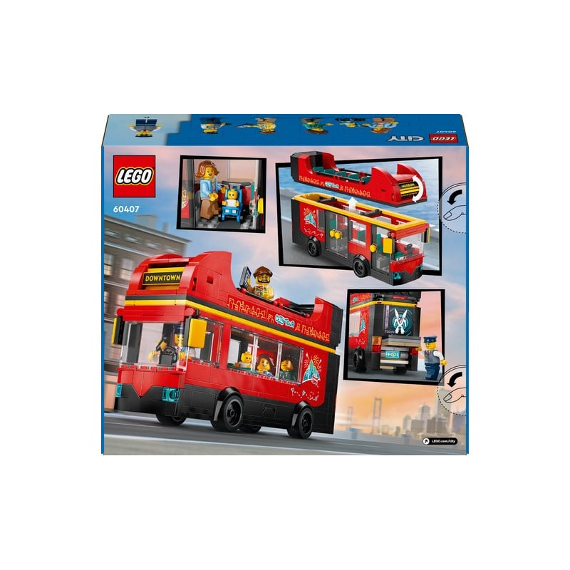 Autobús Turístico Rojo de Dos Plantas LEGO City