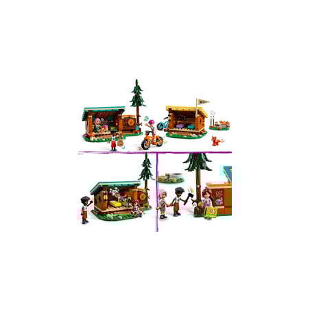 Campamento de Aventuras Cabañas Confortables LEGO Friends
