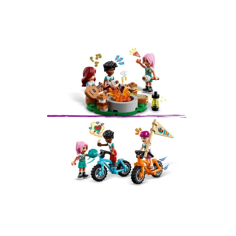 Campamento de Aventuras Cabañas Confortables LEGO Friends