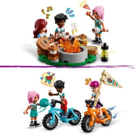 Campamento de Aventuras Cabañas Confortables LEGO Friends