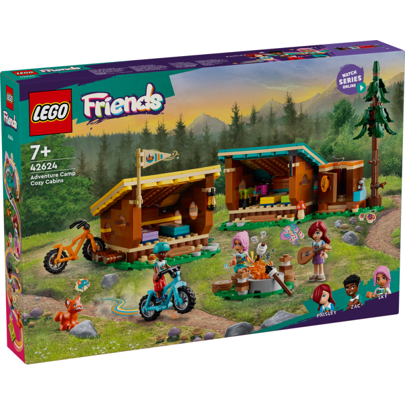 Campamento de Aventuras Cabañas Confortables LEGO Friends
