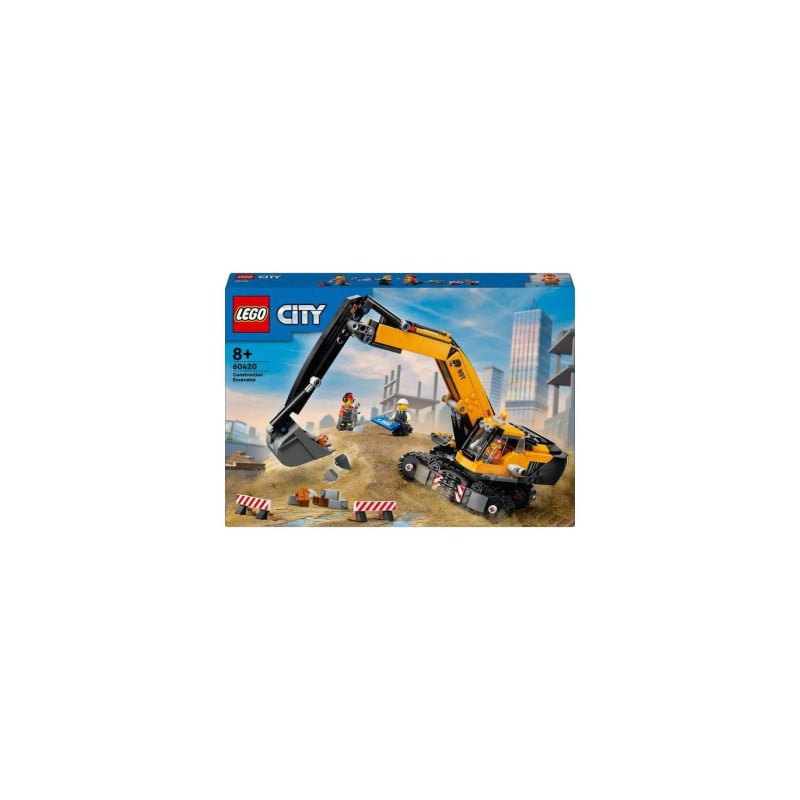 Lego City Excavadora de Obra Amarilla