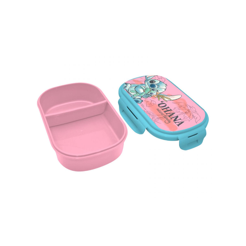 Stitch Sandwichera Con Cubiertos