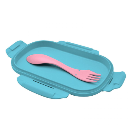 Stitch Sandwichera Con Cubiertos