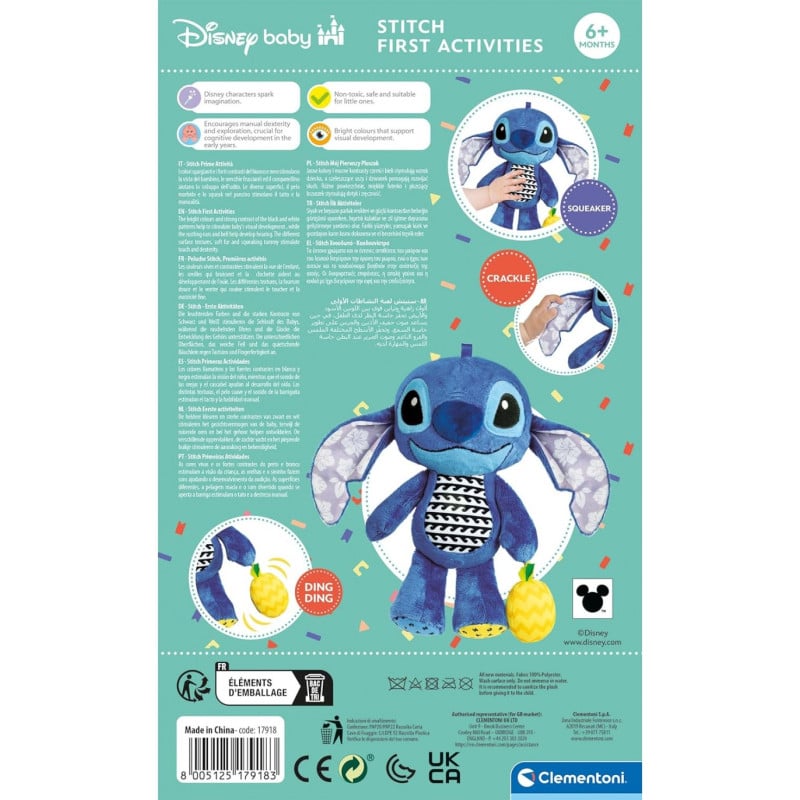 Stitch Peluche Primeras Actividades