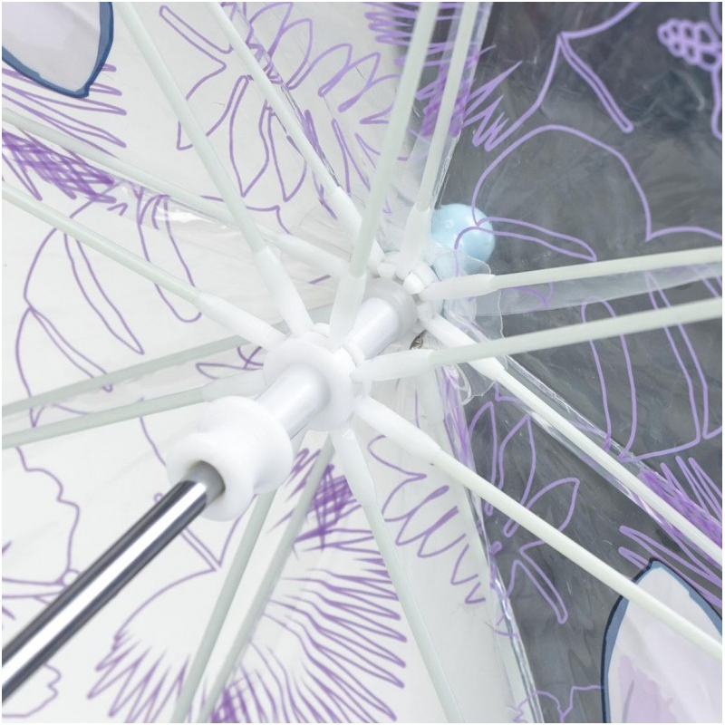 Paraguas Burbuja Stitch Azul Y Rosa